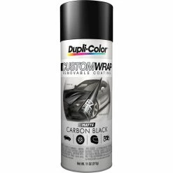 Deals 🌟 Dupli-Color Aerosol Paint Custom Wrap, Matte Carbon Black - 311g ⌛