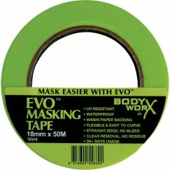Coupon ⭐ Bodyworx EVO Masking Tape - 18mm X 50m 😀