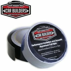 Best Sale 🔔 Car Builders Aluminium Foil Tape - Black, 1 X 10m, FT_BLK_x1 ✔️